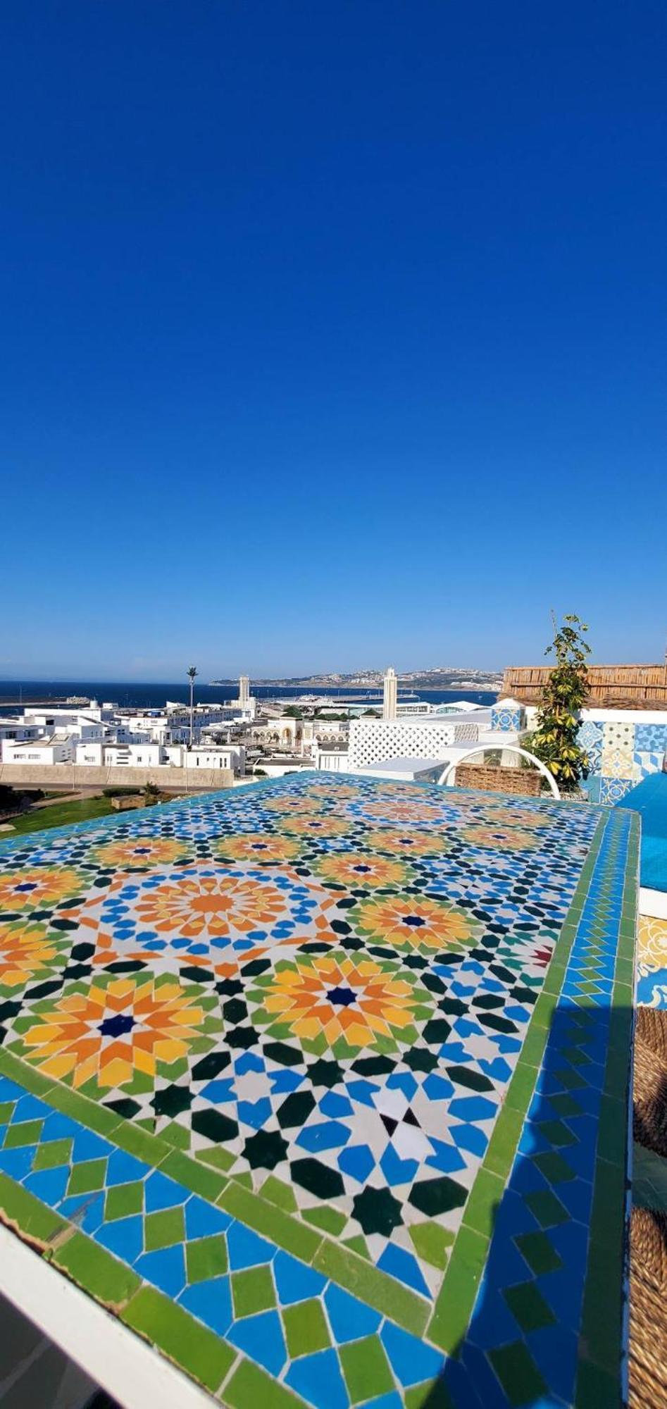 Riad Villa With Mediterranean Sea Views Of Spain And Gibraltar Танжер Экстерьер фото