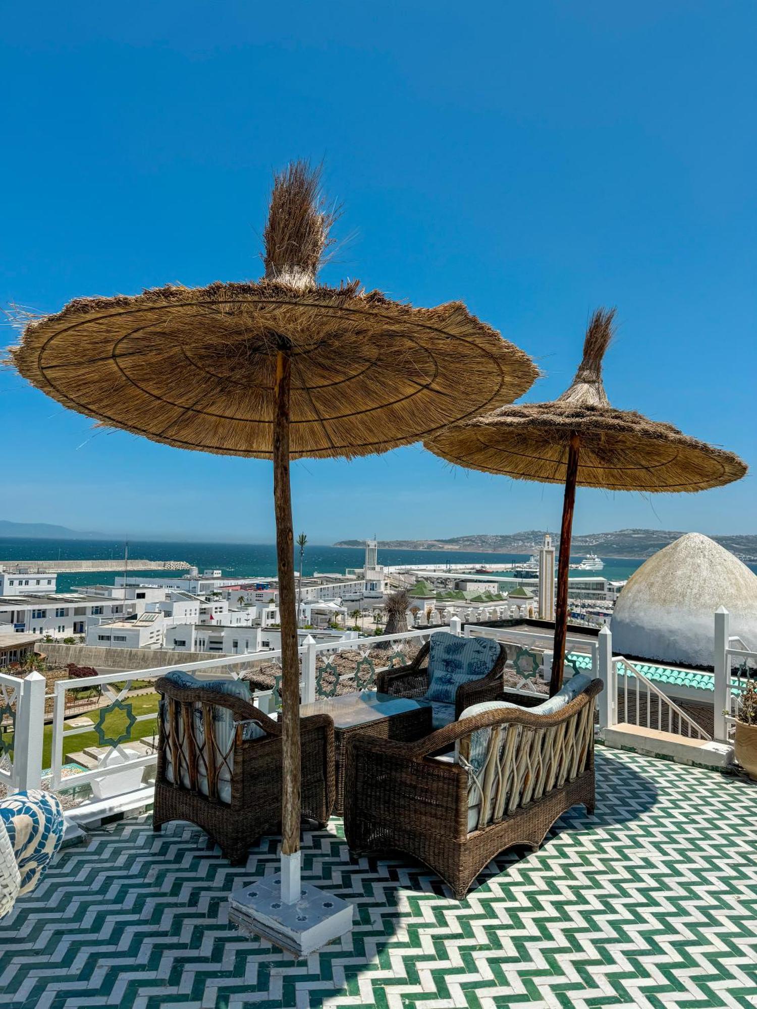 Riad Villa With Mediterranean Sea Views Of Spain And Gibraltar Танжер Экстерьер фото